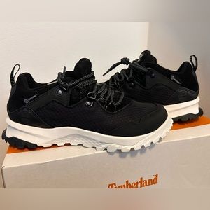 New Women’s Timberland Lincoln Peak WP L/F Low Hiker Black Mesh Size 5.5